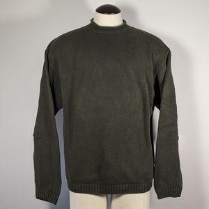 EDDIE BAUER Classic Roll Neck Sweater Green XL